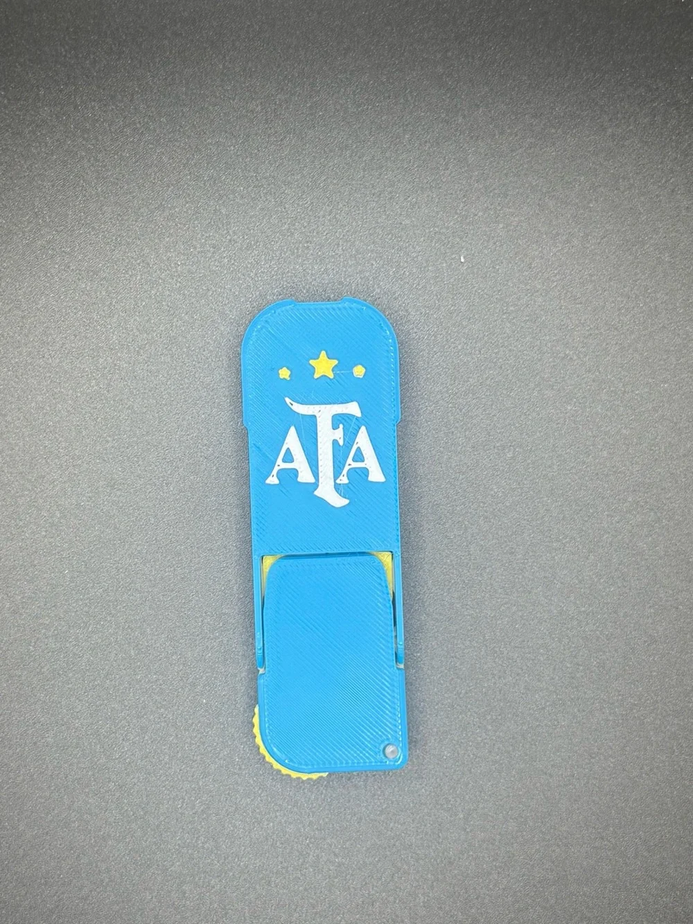 Blue Phone Stand with AFA Logo - Portable Cell Accessory